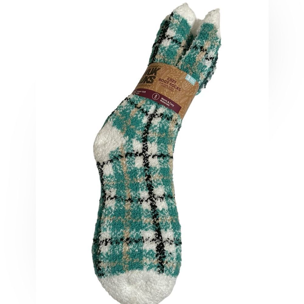 3PACK MUK LUKS COZY BOOT SOCKS‎